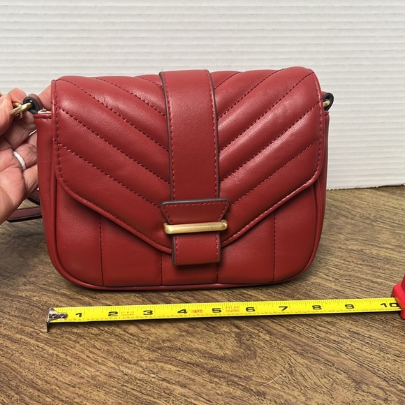NWT Time and Tru Women's Camber Crossbody Handbag Red - Picture 5 of 15
